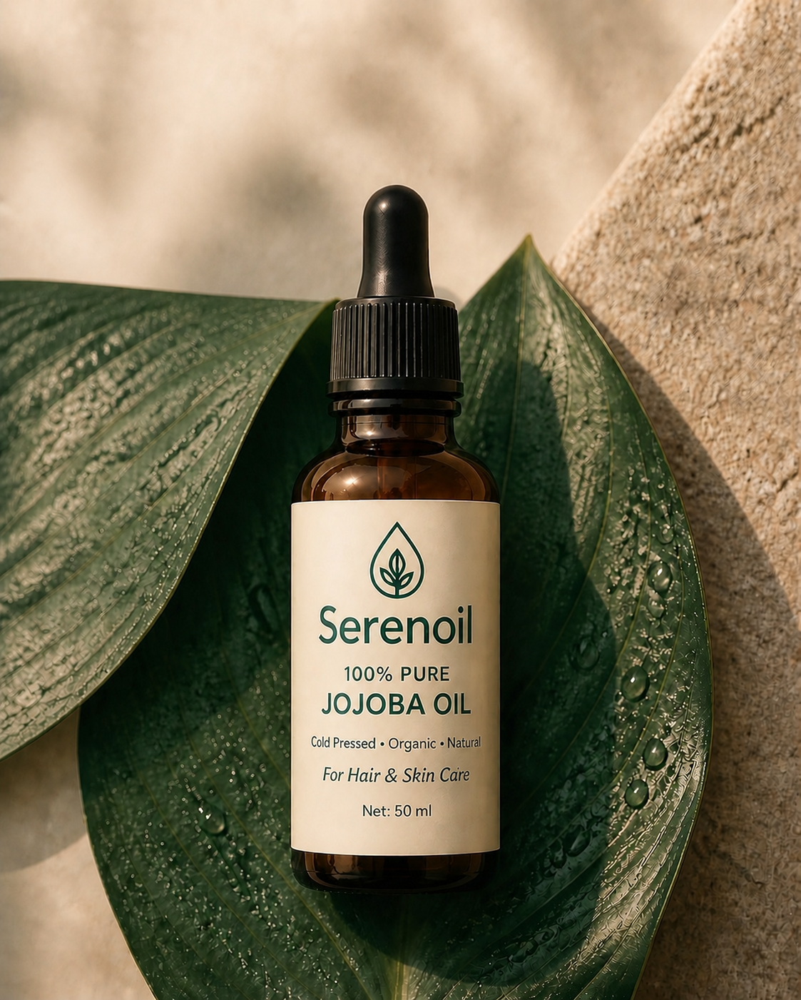 Serenoil jojoba bottle